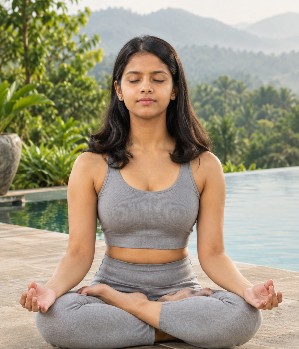 Yoga practice at Mahayogi Gorakhnath Yoga Sansthan