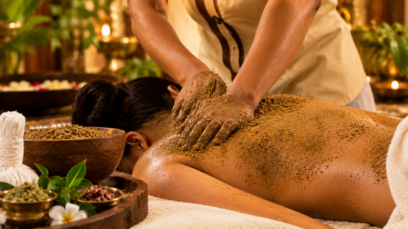 Herbal Powder Massage